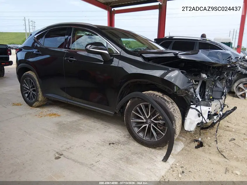 2025 Lexus Nx 250 VIN: 2T2ADCAZ9SC024437 Lot: 45614898