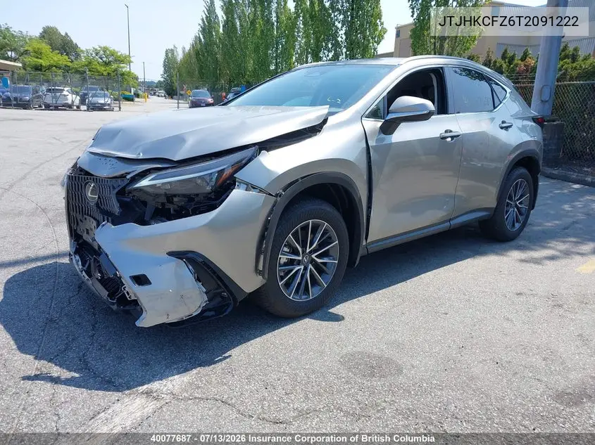 2026 Lexus Nx 450H Luxury/450H F Sport/450H Premium VIN: JTJHKCFZ6T2091222 Lot: 40077687