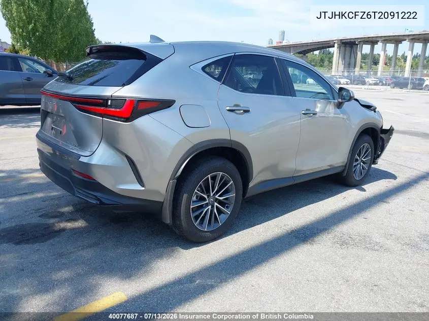2026 Lexus Nx 450H Luxury/450H F Sport/450H Premium VIN: JTJHKCFZ6T2091222 Lot: 40077687