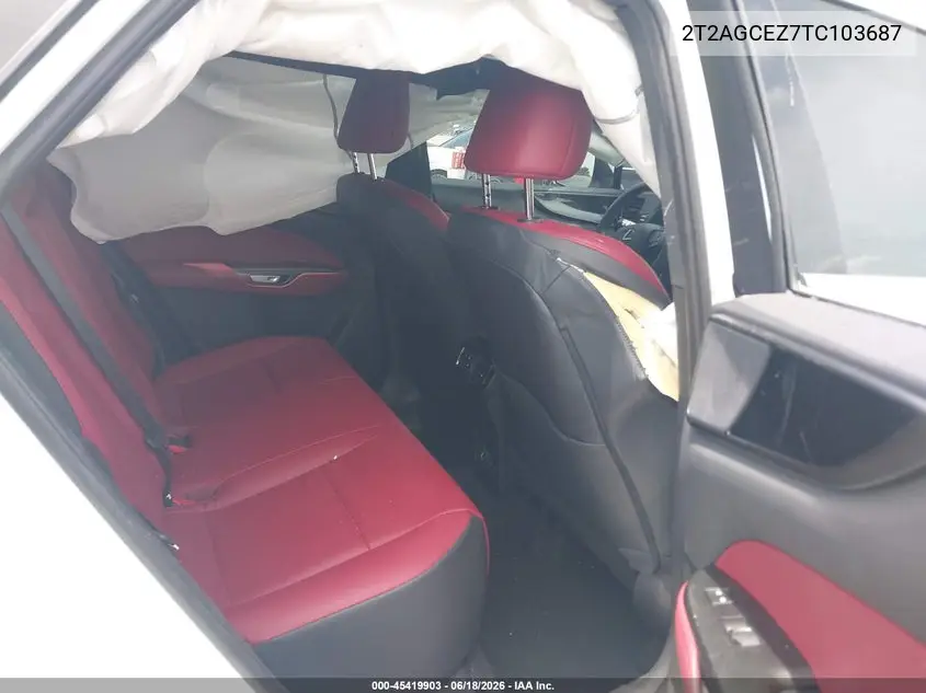 2026 Lexus Nx 350 VIN: 2T2AGCEZ7TC103687 Lot: 45419903