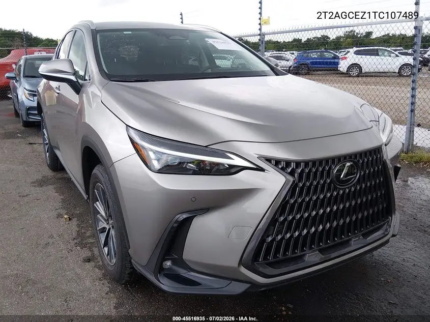 2026 Lexus Nx 350 VIN: 2T2AGCEZ1TC107489 Lot: 45516935