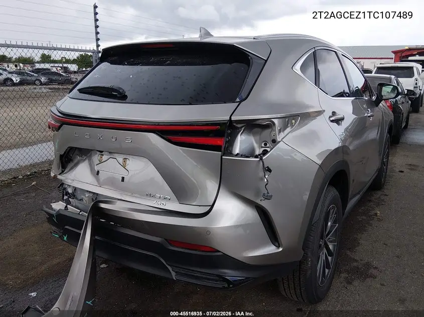 2026 Lexus Nx 350 VIN: 2T2AGCEZ1TC107489 Lot: 45516935