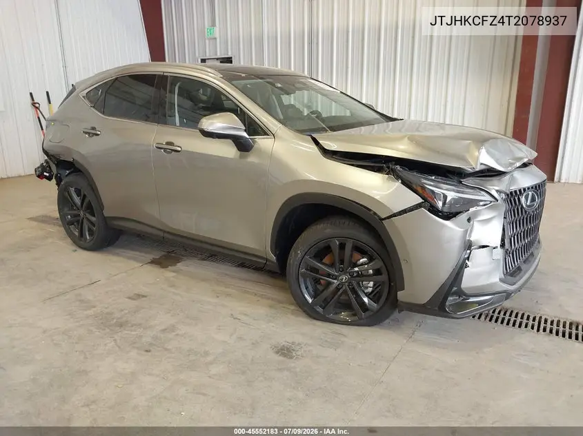 2026 Lexus Nx 450H+ Luxury VIN: JTJHKCFZ4T2078937 Lot: 45552183