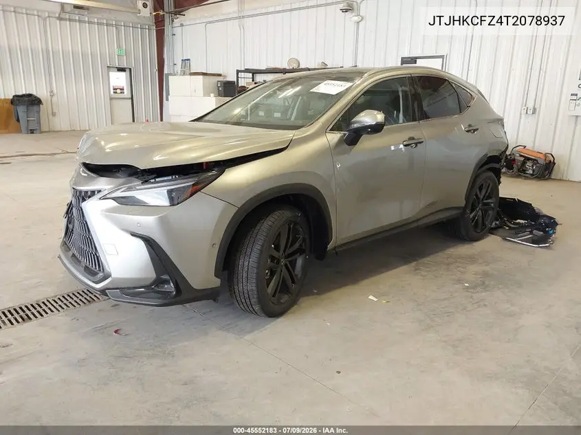 2026 Lexus Nx 450H+ Luxury VIN: JTJHKCFZ4T2078937 Lot: 45552183