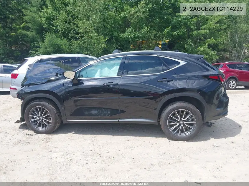 2026 Lexus Nx 350 VIN: 2T2AGCEZXTC114229 Lot: 45582222