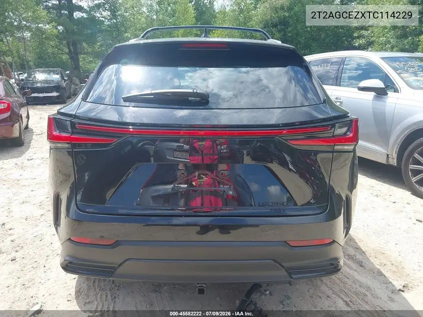 2026 Lexus Nx 350 VIN: 2T2AGCEZXTC114229 Lot: 45582222