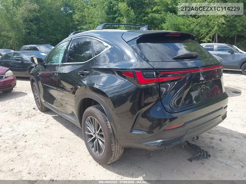 2026 Lexus Nx 350 VIN: 2T2AGCEZXTC114229 Lot: 45582222