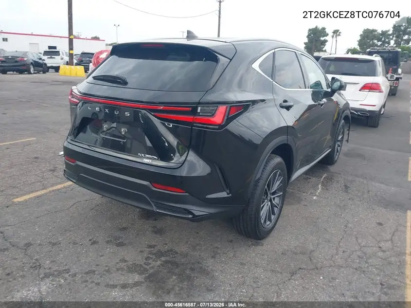 2026 Lexus Nx 350H Premium VIN: 2T2GKCEZ8TC076704 Lot: 45616587