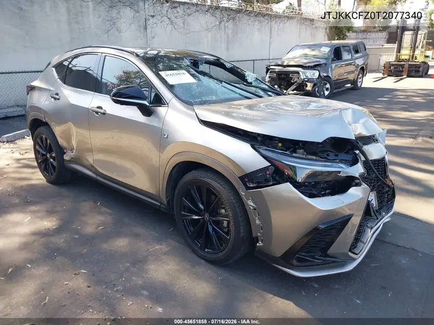 2026 Lexus Nx 450H+ F Sport Handling VIN: JTJKKCFZ0T2077340 Lot: 45651858