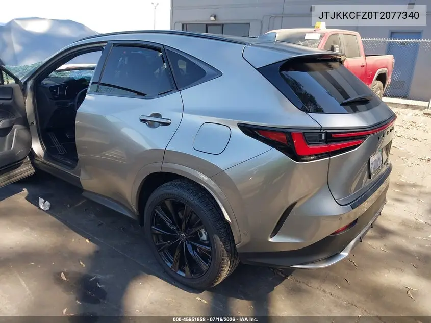 2026 Lexus Nx 450H+ F Sport Handling VIN: JTJKKCFZ0T2077340 Lot: 45651858