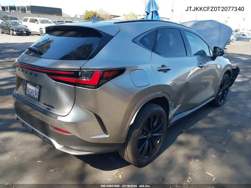 2026 Lexus Nx 450H+ F Sport Handling VIN: JTJKKCFZ0T2077340 Lot: 45651858