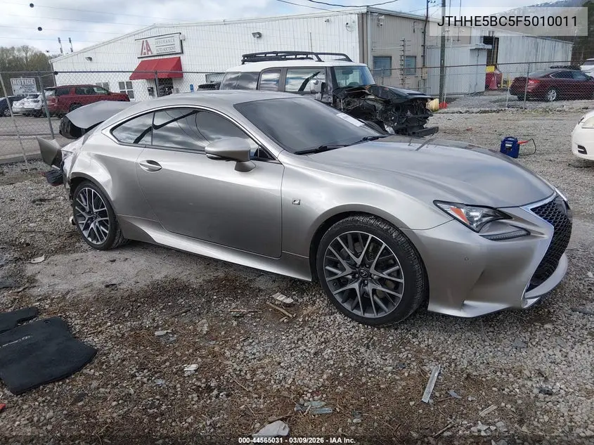 2015 Lexus Rc 350 VIN: JTHHE5BC5F5010011 Lot: 44565031