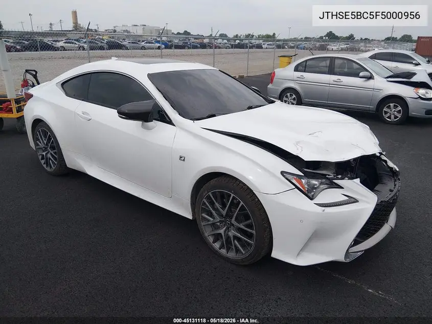 2015 Lexus Rc 350 VIN: JTHSE5BC5F5000956 Lot: 45131118
