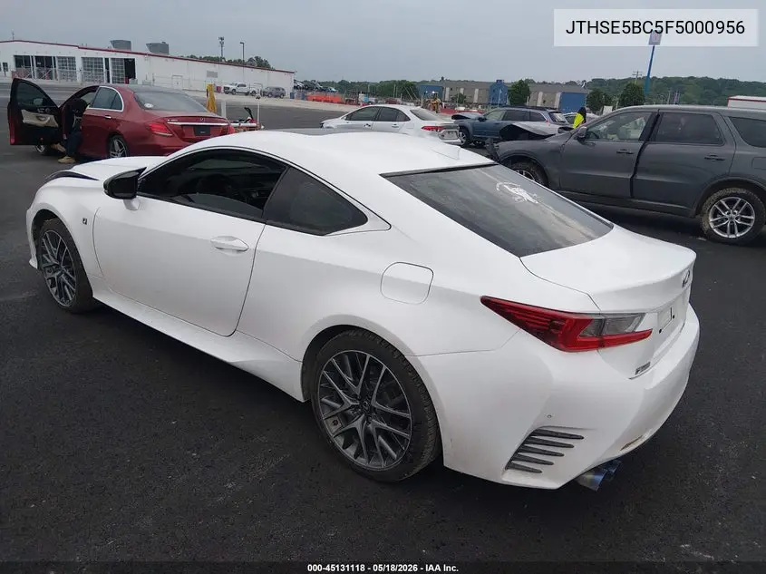 2015 Lexus Rc 350 VIN: JTHSE5BC5F5000956 Lot: 45131118