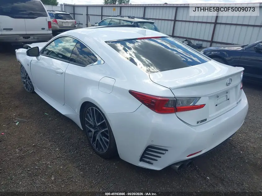2015 Lexus Rc 350 VIN: JTHHE5BC0F5009073 Lot: 45163566