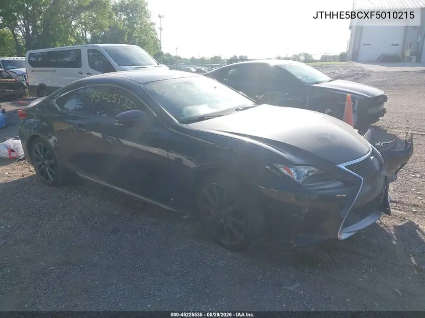 2015 Lexus Rc 350 VIN: JTHHE5BCXF5010215 Lot: 45225535