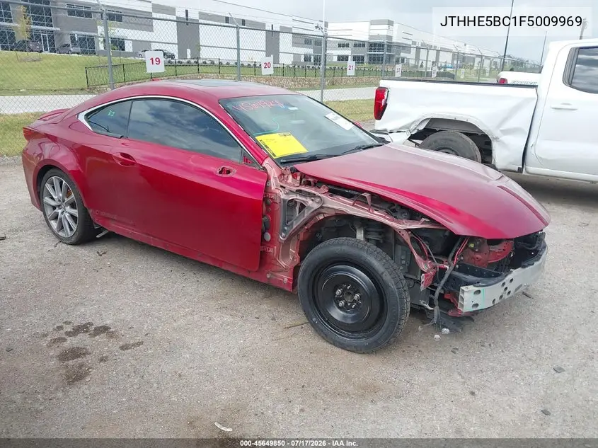 2015 Lexus Rc 350 VIN: JTHHE5BC1F5009969 Lot: 45649850
