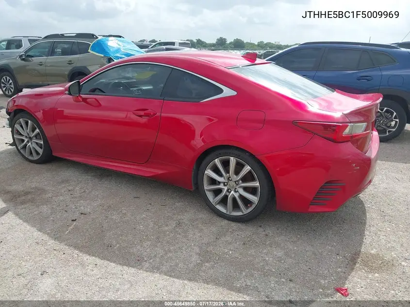 2015 Lexus Rc 350 VIN: JTHHE5BC1F5009969 Lot: 45649850