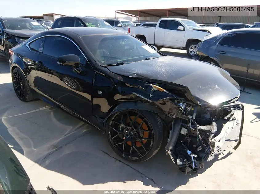 2017 Lexus Rc 200T VIN: JTHHA5BC2H5006495 Lot: 45122826