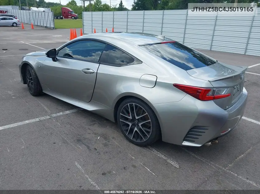 2018 Lexus Rc 350 VIN: JTHHZ5BC4J5019165 Lot: 45576262