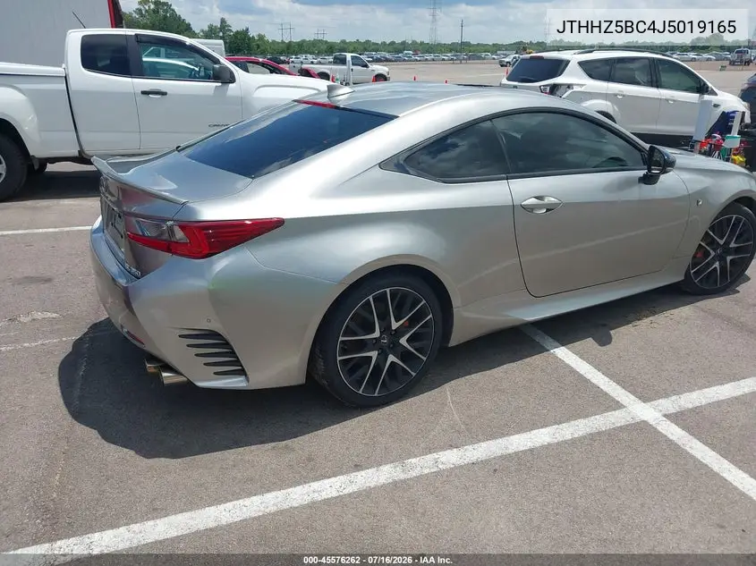 2018 Lexus Rc 350 VIN: JTHHZ5BC4J5019165 Lot: 45576262