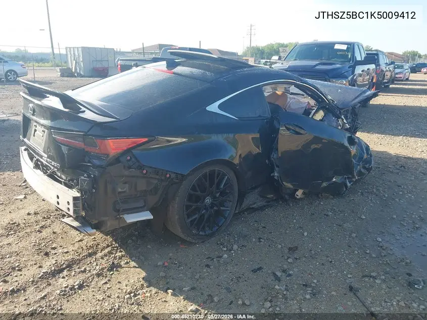 2019 Lexus Rc 350 VIN: JTHSZ5BC1K5009412 Lot: 45210230