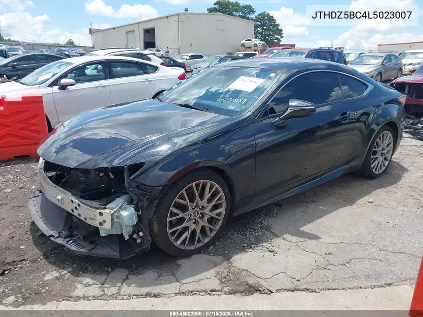 2020 Lexus Rc 350 VIN: JTHDZ5BC4L5023007 Lot: 45622056