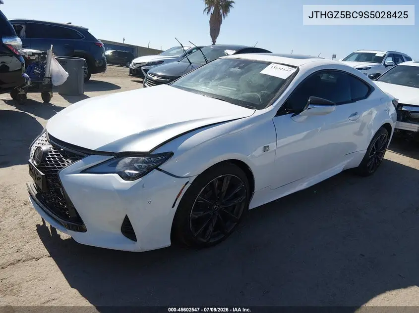 2025 Lexus Rc 350 Base/350 F Sport VIN: JTHGZ5BC9S5028425 Lot: 45602547