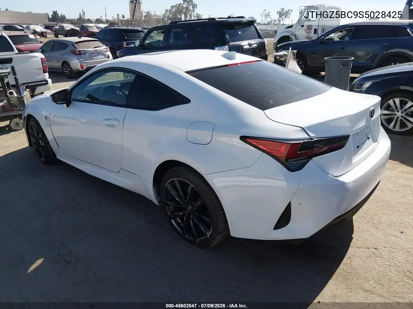2025 Lexus Rc 350 Base/350 F Sport VIN: JTHGZ5BC9S5028425 Lot: 45602547
