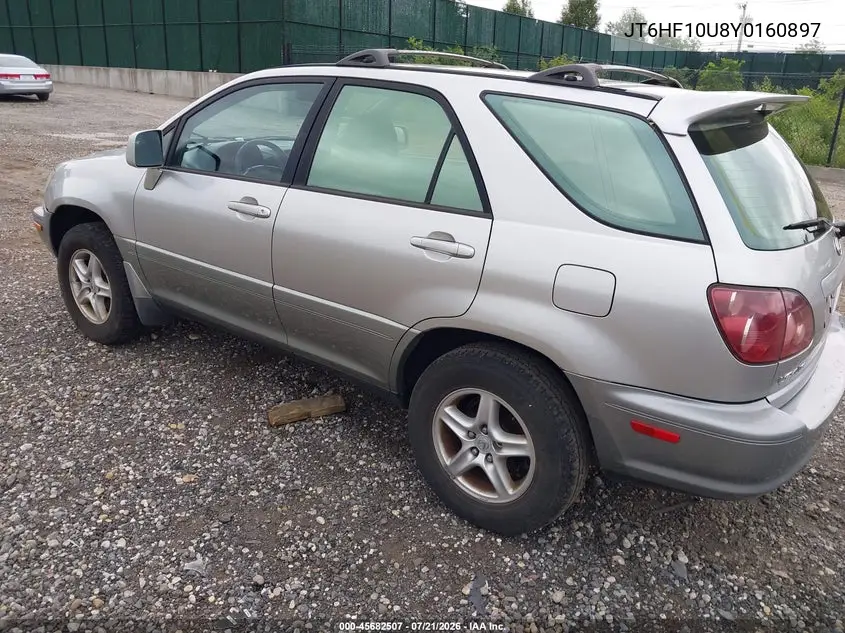 2000 Lexus Rx 300 VIN: JT6HF10U8Y0160897 Lot: 45682507