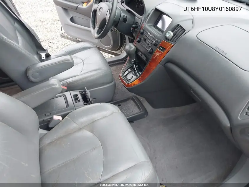 2000 Lexus Rx 300 VIN: JT6HF10U8Y0160897 Lot: 45682507