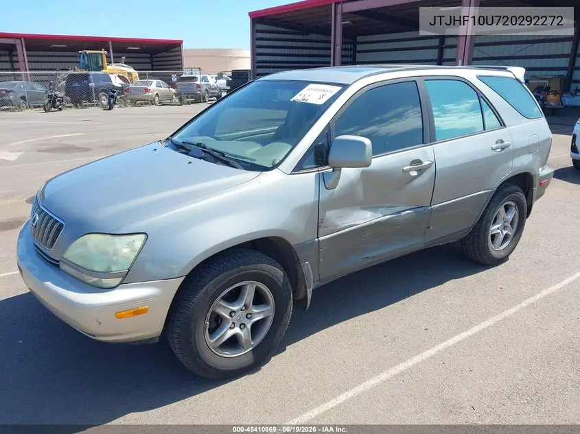 JTJHF10U720292272 2002 Lexus Rx 300