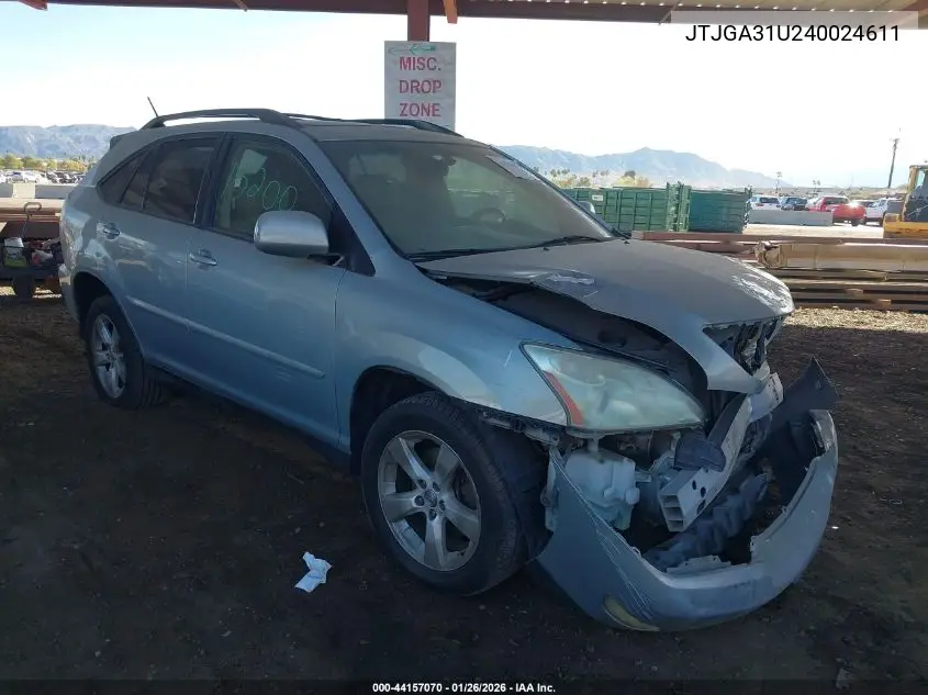 JTJGA31U240024611 2004 Lexus Rx 330