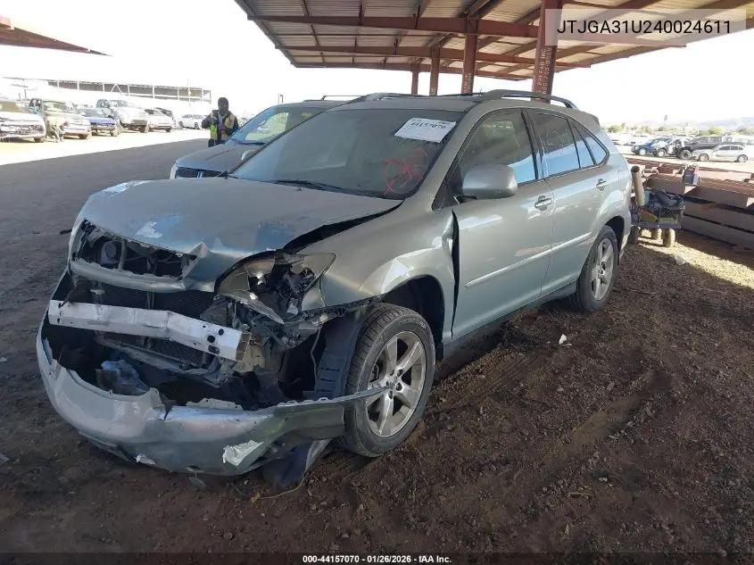 JTJGA31U240024611 2004 Lexus Rx 330