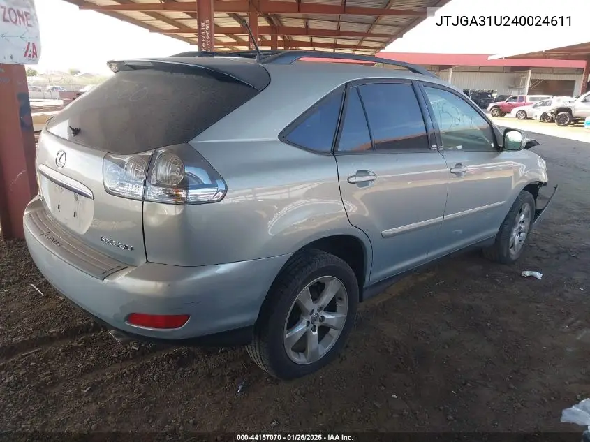 JTJGA31U240024611 2004 Lexus Rx 330