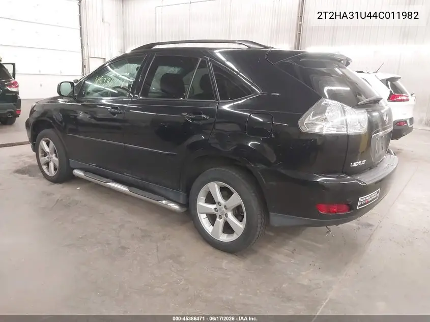 2004 Lexus Rx 330 VIN: 2T2HA31U44C011982 Lot: 45386471