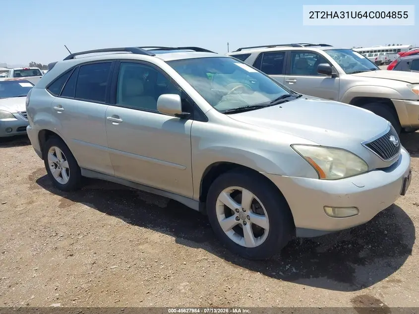 2004 Lexus Rx 330 VIN: 2T2HA31U64C004855 Lot: 45627984