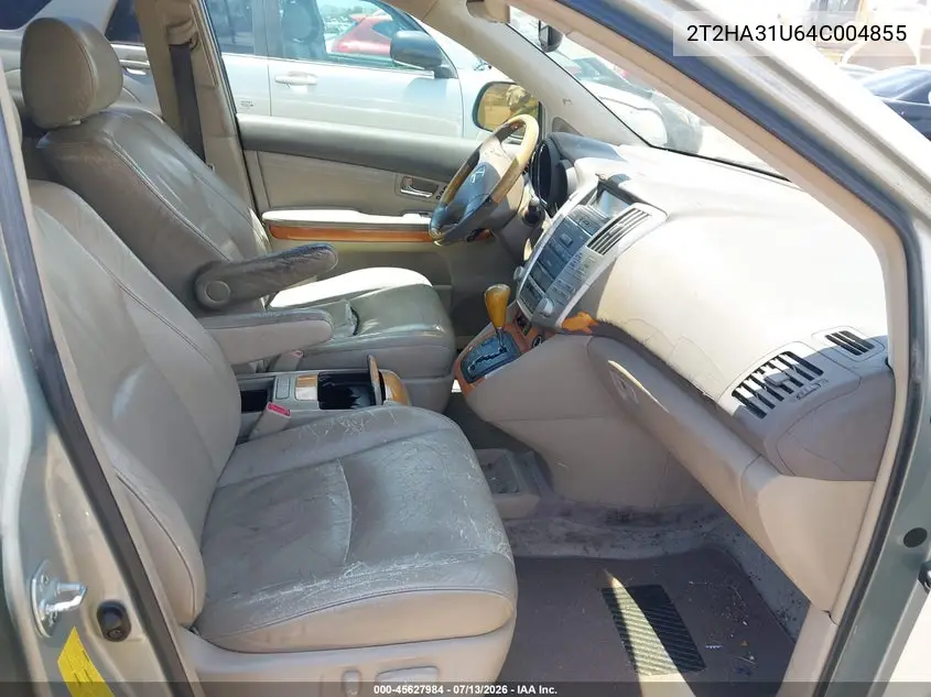 2004 Lexus Rx 330 VIN: 2T2HA31U64C004855 Lot: 45627984