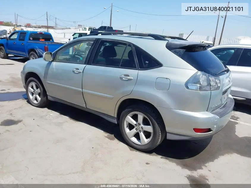 2004 Lexus Rx 330 VIN: JTJGA31U840021101 Lot: 45639461