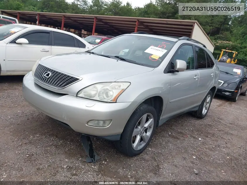 2T2GA31U55C026519 2005 Lexus Rx 330