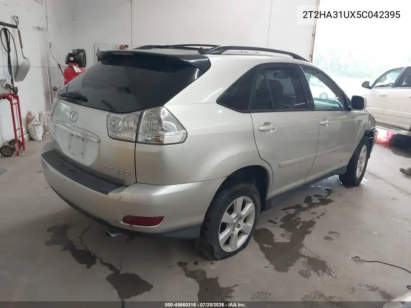 2005 Lexus Rx 330 VIN: 2T2HA31UX5C042395 Lot: 45660316