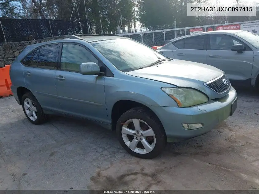 2T2HA31UX6C097415 2006 Lexus Rx 330