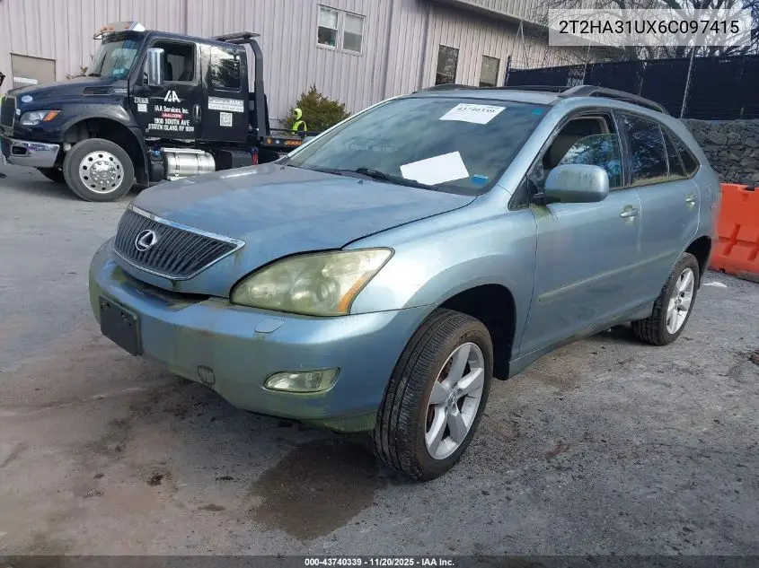 2T2HA31UX6C097415 2006 Lexus Rx 330