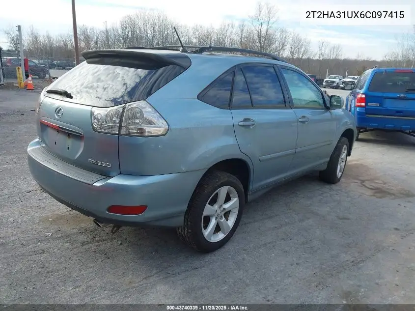 2T2HA31UX6C097415 2006 Lexus Rx 330