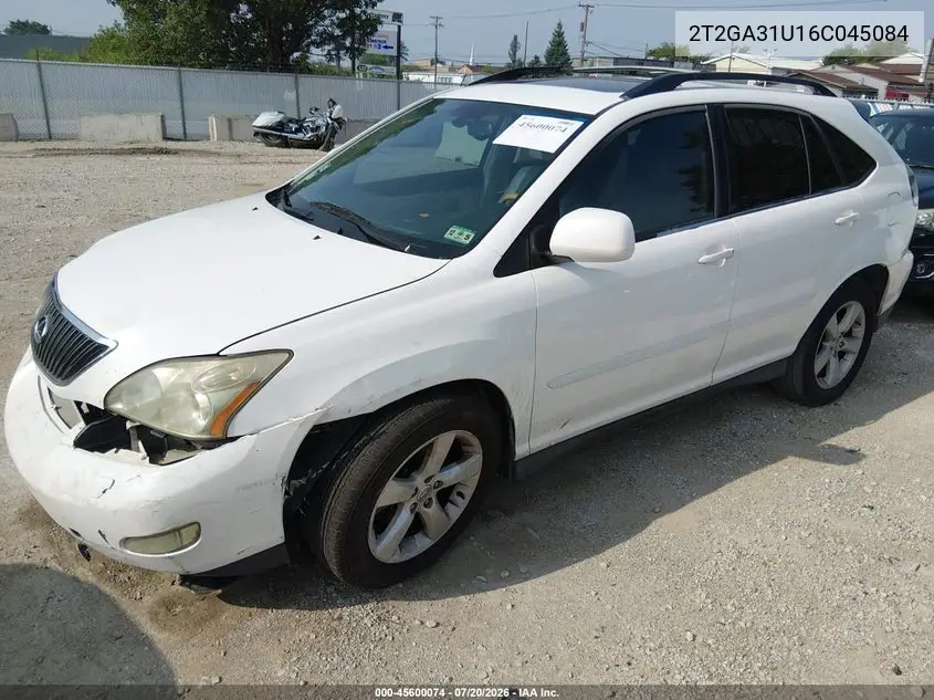 2006 Lexus Rx 330 VIN: 2T2GA31U16C045084 Lot: 45600074