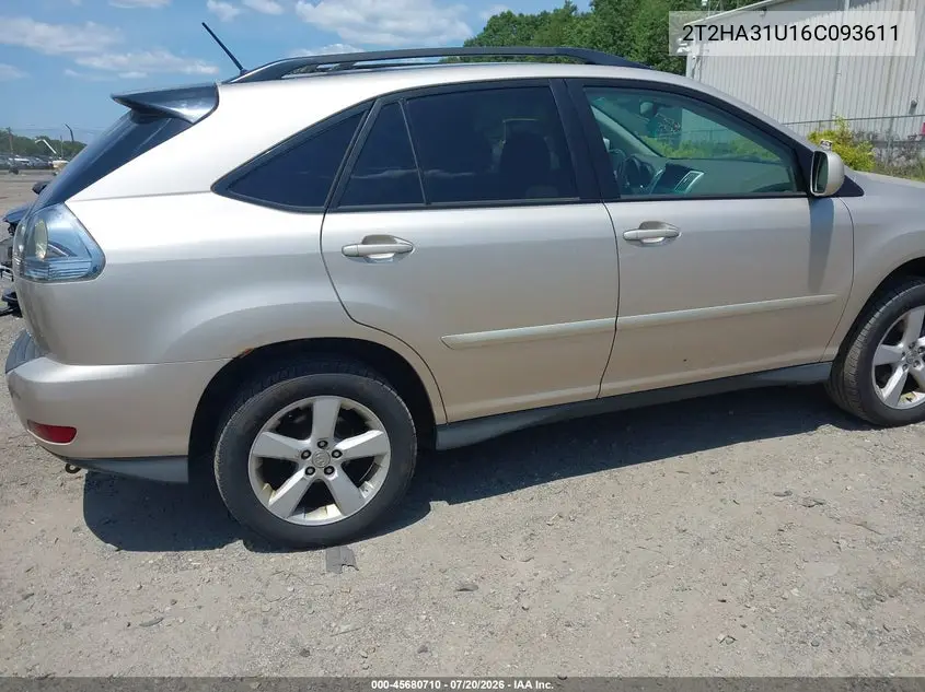 2006 Lexus Rx 330 VIN: 2T2HA31U16C093611 Lot: 45680710