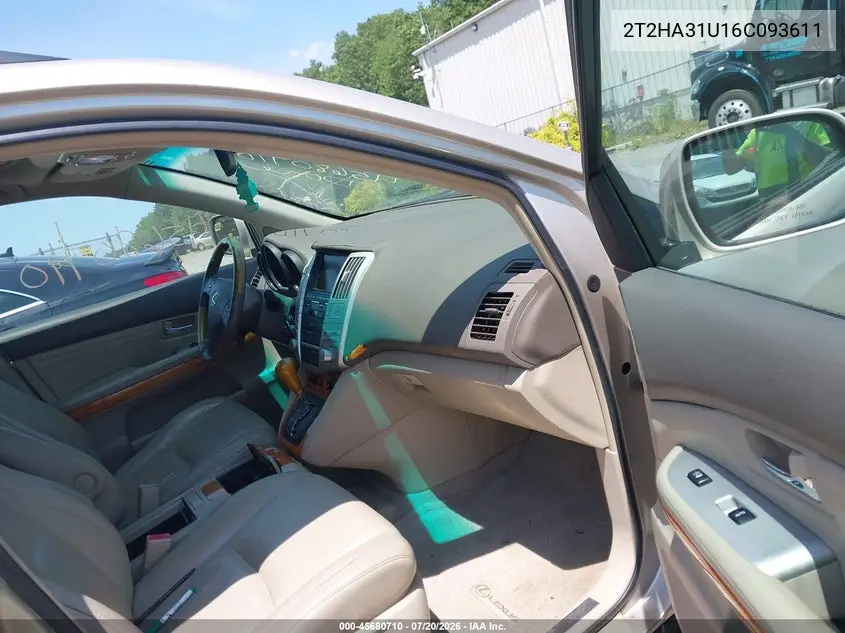 2006 Lexus Rx 330 VIN: 2T2HA31U16C093611 Lot: 45680710