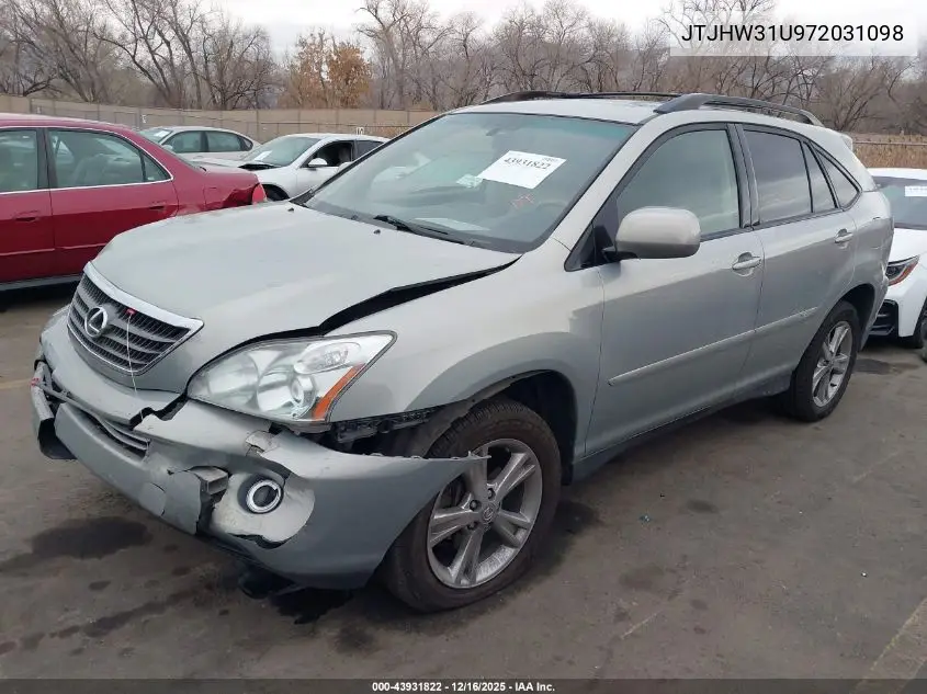 JTJHW31U972031098 2007 Lexus Rx 400H