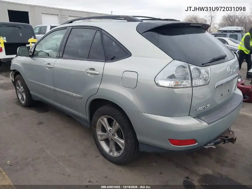 JTJHW31U972031098 2007 Lexus Rx 400H