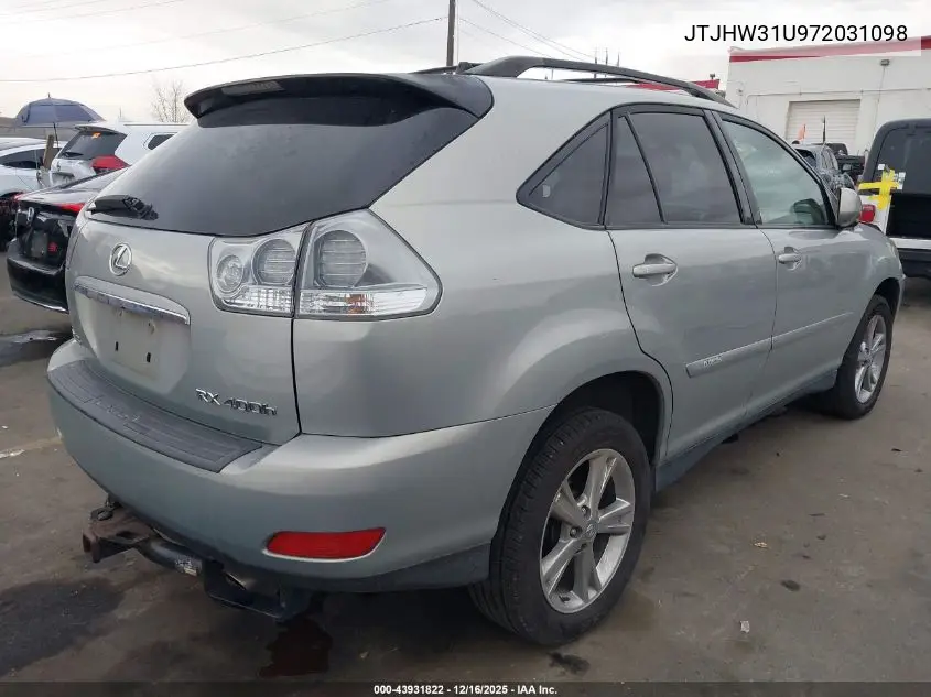 JTJHW31U972031098 2007 Lexus Rx 400H